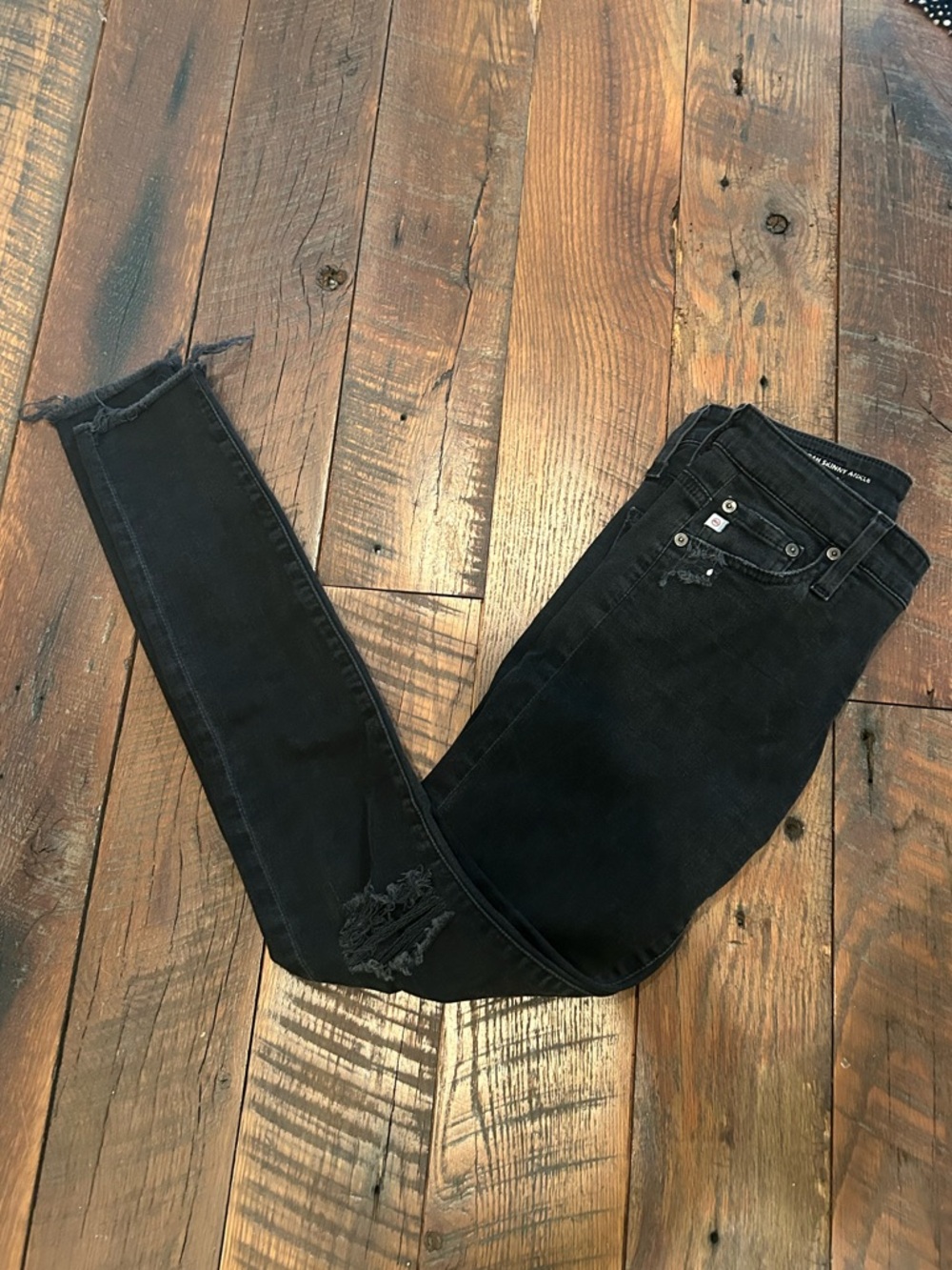 Black AG-ED Denim Women's Skinny Jeans